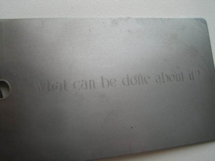 What can be done about it ?